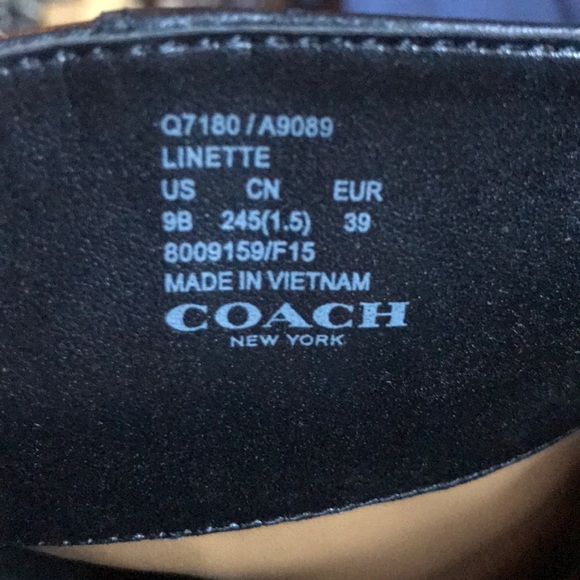 COACH - LINETTE style boots - Picture 3 of 3